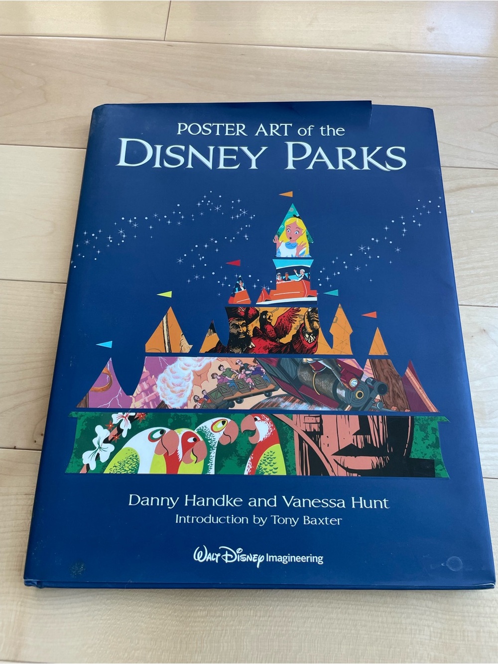 Poster Art of the Disney Parks Imagineering Hardcover Book, large, Disneyana EUC